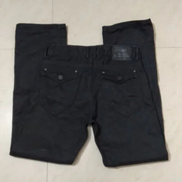 Original Levi's 506 standard Jeans solid 🖤 black Jeans - Picture 3 of 16